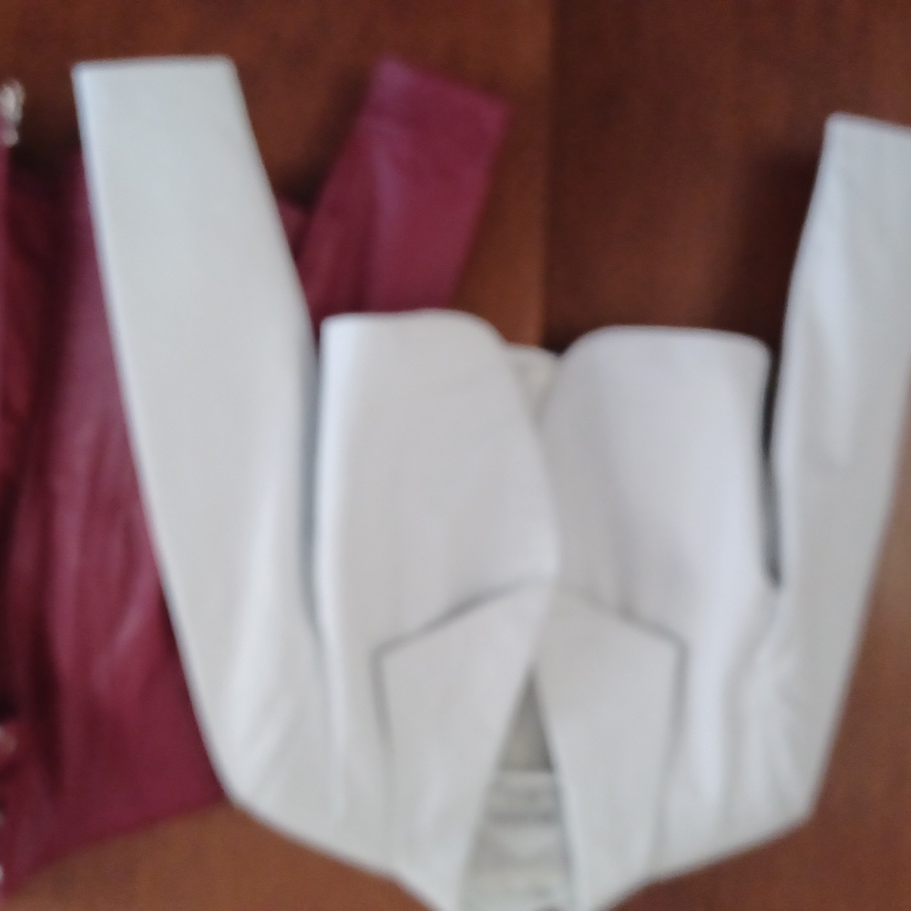 White Leather Jarrods jacket